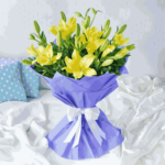 Bouquet of Yellow Lilies