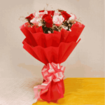 Red and Pink Roses-