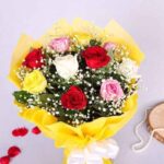 Elegant Mix Roses Bunch
