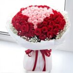 Red & Pink Roses Bouquet