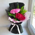 Arrangement of Red & Pink Roses