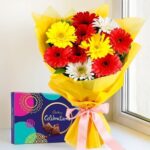 Mix Gerberas & Chocolate Bouquet